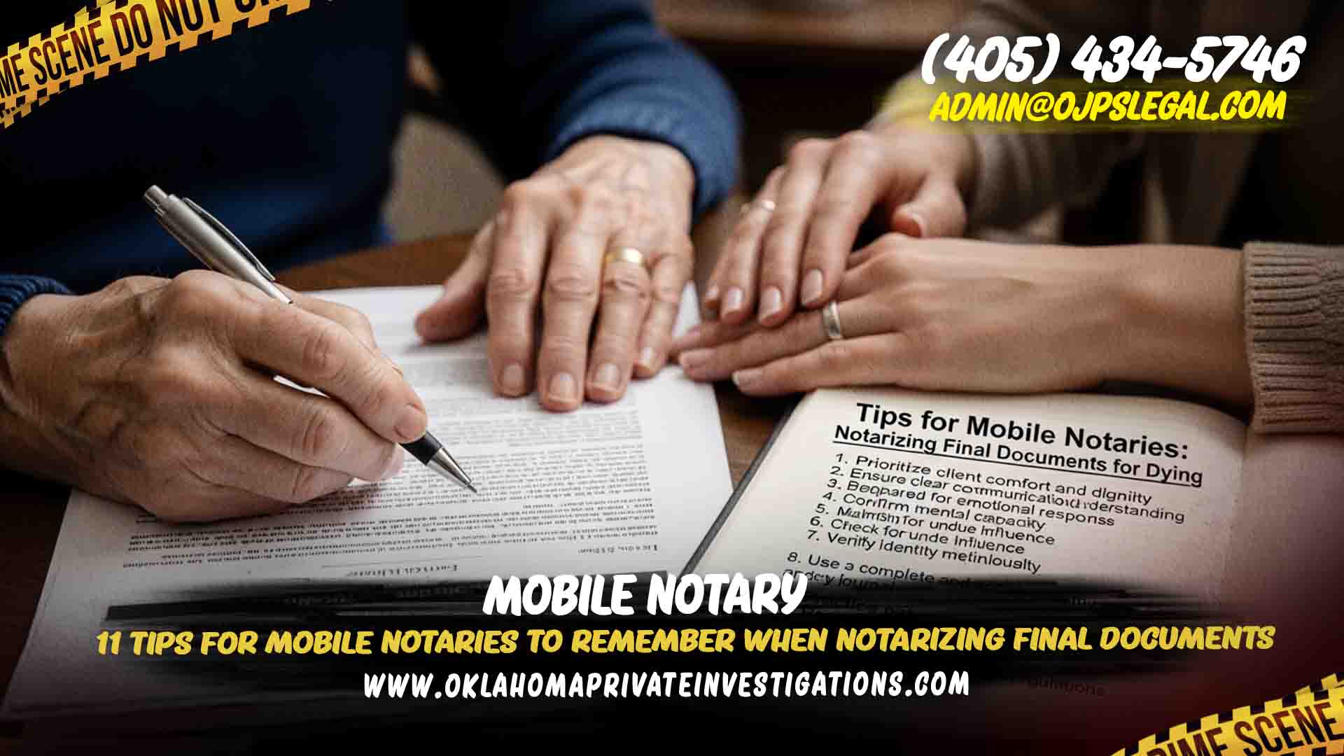 Notarizing Final Documents