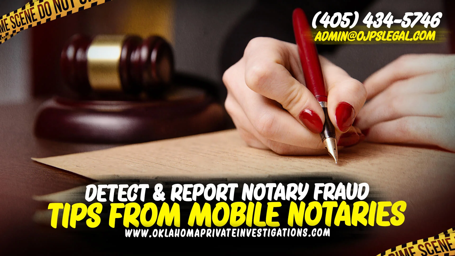 Hello viewers, and welcome back to my channel. As always, I am your host, Makayla. Today, I will be sharing tips provided by a certified notary public in Oklahoma on how to detect and report notary fraud. Let's get started! Don't forget that, for the best Notary service in Oklahoma, reach out to Keefe Private Investigations and Process Serving and call us at (405) 435-8355 and you will not be disappointed. Hit that like and subscription button and get comfortable, because this is about to be an interesting ride! Introduction (Cuts to a picture of a notarized document) Source https://youtu.be/KlHxND-bLOE?si=bA-xWReeZ52wC_vu Host: it is essential to be vigilant to protect against fraud and uphold the integrity of notarizations. Documents are notarized to confirm important details. The details identities, signatures, and content. Fraud affects this important duty. It can also have serious legal consequences if not addressed properly. Proper Identification Verification (Cuts to a picture of an identification card) Source https://youtu.be/VbcPNCv65ss?si=86WFG6KOMtojYrf9 https://youtu.be/nM7guz3E2lY?si=8978TSX5uSCKS96L Host: Do not rely on verbal statements. You must physically view valid photo IDs for all signers and compare the names/photos to the documents. Obtain ID information like numbers/addresses and do external research as needed if identities can't be easily verified. Be wary of requests to forgo IDs or rush the process. Look out for red flags (Cuts to a picture of a fake document with unclear patterns) Source https://youtu.be/wwSb1Are6mM?si=ra4o6TsKZn1XGB91 Host: It is important to look out for red flags. When looking over the paper you want to notarize, pay close attention to any sections that seem unusual or have been altered. Take a closer look at parts that may have too many corrections, odd markings, or info written over other text. Also, notice who signed it and whether the name given to it corresponds to the document’s content or not. Notary seals or stamps that appear glossy/shiny and have an imprint rather than being stamped should be suspected of alteration. Also, ensure that some parts of the certificate including the date or property descriptions have not been left out. Complying with Home State Law (Cuts to a picture of the notary website of Oklahoma) Source https://youtu.be/mvNH7wcW9JU?si=LK0tAiaR7j84MWLk Host: Look up your state's notary law book or website to review all legal requirements. Look up for relevant details. Common ones are Jurors, document contents, and more. Ensure always ensure that agreements are duly signed according to state laws. Note if documents reference laws or actions outside legal jurisdiction. Analyzing Questionable Documentation (Cuts to footage of a magnifying glass looking at a document) Source https://youtube.com/shorts/CNfB-lBtvds?si=BpSA7kxH9otxW5Uj Host: When studying identifying information and timestamps, take extra care to inspect for any tricky irregularities. If able, use magnification to take a close look at signatures and dates for details that may not be visible to the naked eye. See if there are any faint impressions underneath the visible surface. A diligent, meticulous analysis may uncover important clues about the authenticity or history of changes made. Trusting Your Gut Reaction (Cuts to footage of a man acting suspiciously) Source https://youtu.be/Xtq10DI6KQU?si=LAsDU6eHg6Ce-BhU Host: When the signer appears to be nervous, pressured, or defensive during the process, trust your gut and stop the process. It is advisable not to proceed with notarization if anything regarding the process seems suspicious. In such cases, it is always okay to say no to decline the request, or to stall a little. Another advantage of having an experienced witness is that they may be able to notice signs of fraud. Building an Evidence Timeline (Cuts to a picture of a notary journal) Source https://youtu.be/nup55aHsmKU?si=d_SB_chLaNDRi4SZ Host: Maintain dated, timestamped notes in a notary journal describing all interactions and observations, with detailed physical descriptions of signers. Obtain copies, photos, or scans whenever legal and safe. Record all contact information for parties involved, witnesses, and authorities notified. Let the evidence trail stand on its own in case of disputed notarization. Reporting without Delay (Cuts to footage of a police vehicle with the siren on) Source https://youtu.be/u96d9SyNGWQ?si=0YFYZDdMl216Ncys Host: Do not delay contacting your state notary commission or law enforcement about any suspected fraudulent activity. Provide a full report with all documentation available as soon as issues are noticed. Alert financial institutions, title companies, or others that may be affected as needed. Move quickly to protect yourself legally and help stop potential fraud. Conclusion (Cuts back to Host) Host: Via education on red flags and best practices, you can effectively detect potential fraud. Notarizing documents accurately and addressing fraud is a form of protection. It helps to protect all the parties involved. Also, it improves the credibility of a notary. With diligence, you can ensure the integrity of the process and help curb fraudulent activities through appropriate fraud reporting. At Keefe Private Investigations and Process Serving in Oklahoma, we are concerned about providing trustworthy notary services. Our Mobile notary and notary public can help you notarize your documents with ease. So, for more insights or our services, visit us at www.privateinvestigatorokc.com you can email us at Makayla@ojpslegal.com. Like, share, and subscribe for more content" Thank you for taking the time to learn about this vital topic. If you found this information helpful, please like and subscribe to my channel for more notary education videos.