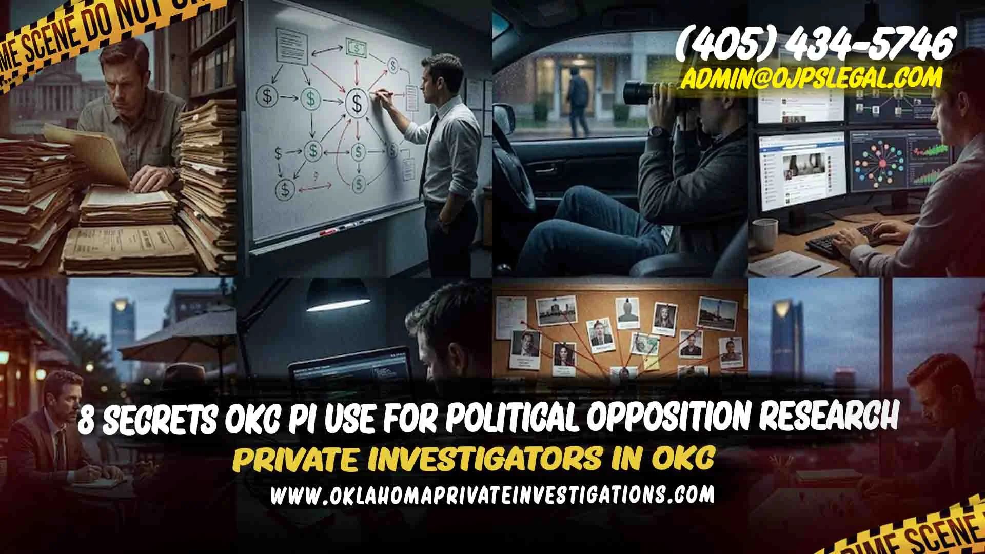 8 Secrets OKC Private Investigators Use for Political Opposition Research